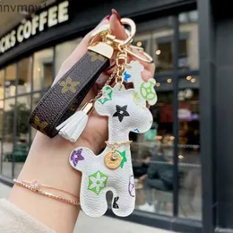 Buckle Keychain Louise 2021 Vuitton Key Chain ViuTon Lovers LVS Car Keychains Handmade Leather Keys Cains Men Women Accesitory 19 Color with Box P1C0