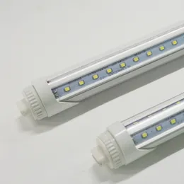 T8 LEDチューブV字型FA8 R17D 4FT 120CM 56W AC85-265V PF0.95 SMD2835ライト1つの単一ピン1200mm蛍光ランプ5000K 5500Kホワイト回転v形状線形電球250Vバーバー