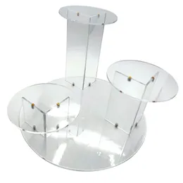 Party Supplies Three Umbrella Holder Is Used For Small Cake Model Display Banquet Layout And Dessert Shop