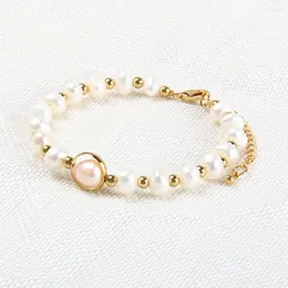 Charm Bracelets Ailatu Fashion Wedding Bracelet Natural Freshwater Pearl Jewelry For Women Party Mother Day's Anniversary Gift