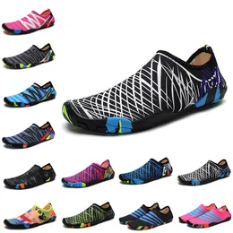 Sandals Beach Water Shoes Men Summer Swimming red orange green blue pink black purple Outdoor Man Women Slippers Quick Dry Aqua Flats Yoga Sock size 35-46