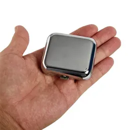 Smallsweet Stainless Steel Square Pocket Ashtray metal Ash Tray Pocket Ashtrays With Lids Portable Ashtray