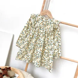 Mädchenkleider Gooporson Herbst Blumenmädchenkleider Niedliche koreanische Kleinkinder Kinder kommen Herbst kleine Mädchen Kleidung Baby Kinder Kleid Vestidos