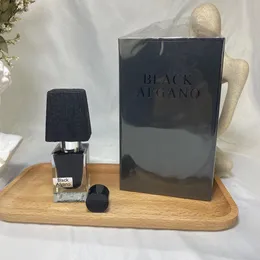 Perfume masculino e feminino garrafas de vidro spray neutro matu tabaco preto 30ml desodorante