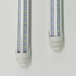 T8 LED Tubes V-shaped FA8 R17D 8ft 6ft 5ft 70W AC85-265V PF0.95 SMD2835 Lights One Single Pin 8 foot Fluorescent Lamps 5000K 5500K 2400mm Rotate V Shape Linear Bulbs Bar