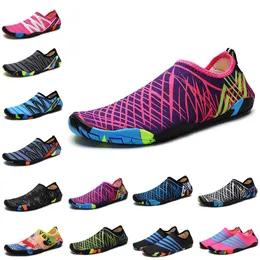 Sandals Beach Water Shoes Men Summer Swimming red orange blue pink black purple Outdoor Man Women Slippers Quick Dry Aqua Flats Yoga Sock