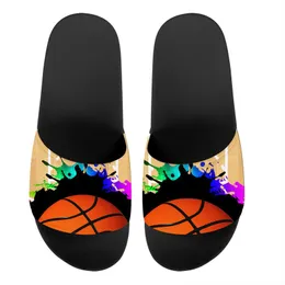 Slippers Sandals For Man Women Soccer Basketball Print Teenager Fashion Comfortable Slipper Males Summer Shoes FlatSlippers