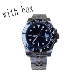 Business Casual Mens Watch 41 mm Automatyczne luksusowe zegarek GMT Mechaniczne Sapphire Sapphire zegarek Fashion Ceramics Projektant Watchy 116610ln SB004 C23