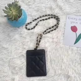 Fashion Classic Chain Black Card Bag Student ID Väskor Hemlagringsartiklar Populära artiklar utsökta gåvor