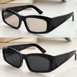 Okulary przeciwsłoneczne całe luksusowe niestandardowe odcienie premium designerskie czarne okulary przeciwsłoneczne Męskie okulary przeciwsłoneczne 0266 dla mężczyzn lunettes de soleil