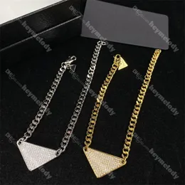 Modne grube łańcuch bransoletki diamentowy trójkąt złota bransoletka łańcuchy Kuba łańcuchy Partia Party z pudełkiem na prezent