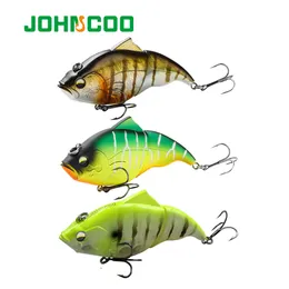 Рыбалка крючков Johncoo 3pcs Рыбалка приманка затопление плавучих Wobbler Swimshad Glide Baits Vib вибрационные приманки щука форель муседи -бас Рыбалка 230317