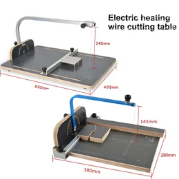 Electric Heating Wire Cutting Table Board Hot Wire Styrofoam Cutter Heating Tools Electric Foam Cutting Machine Foam Cutting Table 220V/110V