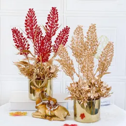 Decorative Flowers Fake Fruit Branch Festive No Watering Creative Vitality Artificial Plant For Living Room