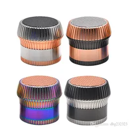 Smoking Pipes New Four-layer Metal Mushroom Smoke Grinder 63mm Zinc Alloy Grinder