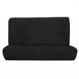 Araba koltuk kapakları kapak ağır hizmet yastığı otomatik aksesuarlar polyester ön arka toz geçirmez su geçirmez siyah koruyucu evrensel yıkanabilir