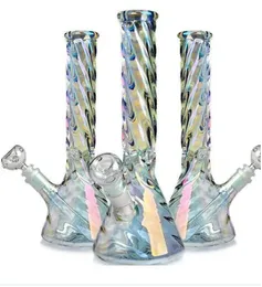 Bongohs de vidro Bongações de vidro Cabelas DAB PERCO PERC FUMO FUMO CHICHA FAMA ACESSÓRIOS DABBER TUBO COM TILA DE 14MM