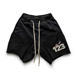 Pantalones cortos para hombre RIVINGTON ROI REBIS RRR123 PANTALONES CORTOS IMPRESOS DIGITAL HIGH STREET LOOSE Casual Cordón Capris