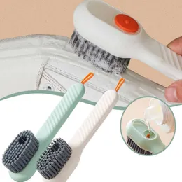 Multifunction Automatic Soap Liquid Adding Shoe Brush Soft-bristled Clothes Brush