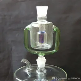 Hookahs Color filter interface glass bongs accessories Glass Smoking Pipes colorful mini multi-colors