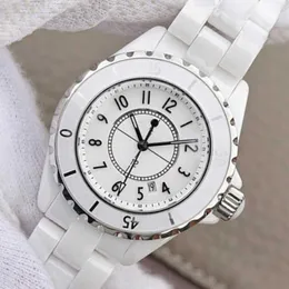 orologi di design da donna di lusso per orologio da uomo in ceramica bianco nero aaa relojs movimento al quarzo giapponese Orologio vintage. orologi in vetro zaffiro