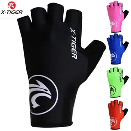 Fahrradhandschuhe X-Tiger Breaking Wind Fahrradhandschuhe Halbfinger Anti-Rutsch-Fahrradhandschuhe Racing Rennradhandschuh MTB Biciclet Guantes Ciclismo 230317