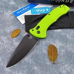 Fluorescent Green BM Benchmade Turret Pocket Folder 3.74// S30V Drop Point Blade 4 Styles BM 980 Folding EDC Knives 535 3300 940 9400 Outdoor Hunting Survival Knife