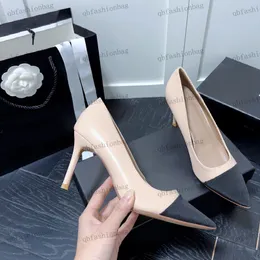 Kadın yüksek topuklu klasik tasarımcı deri seksi sivri dikiş kadife stiletto ayakkabı ofis parti ziyafeti ayakkabı ayakkabı siyah haki kahverengi yıldız aynı stil topuk 8cm