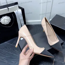 Women High Heels Klasyczny designer skóra seksowna spiczaste szwy aksamitne buty sztyletowe biurowe impreza sukienka bankietowa czarna khaki brązowa gwiazda w tym samym stylu pięta 8 cm