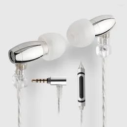 Waist Drum 6mm DD HiFi Wired Music Earphones Gaming Headphones DJ Earbuds Headset Monitors Heart Mirror IEMs