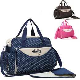 Blöja väskor säljer moderskapspaket axel baby kvinnor reser handväska för ammande mamma blöja 230317
