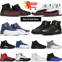 men basketball shoes 12s jumpman 12 retros mens trainers Stealth Flu Game Royalty black Royalty Taxi mens sports sneakers Tennis shoes outdoor