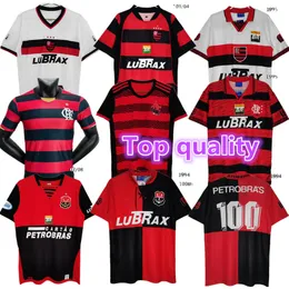 Retro klasyczne koszulki piłkarskie Flamengo 1994 1995 100 lat stulecie 2003 2004 2007 2008 2009 GILBERTO SAVIO ROMARIO EMERSON ADRIANO 03 04 07 08 09 retro koszulka piłkarska