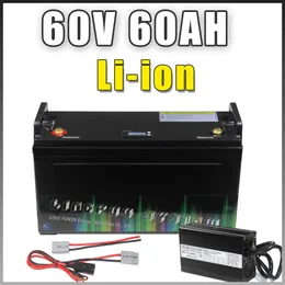 60V 60AH IP68 Waterproof Li-ion Battery 60V 2000W 3000W 5000W E bike Lithium Battery