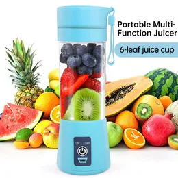 Fruit Vegetable Tools Blender Portable Juicer Electric Citrus Vegetables Juice Mixer Usb Automatic Mini Kitchen Household Juicing for Outdoor Travel 230320