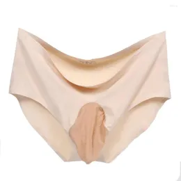 Mutande Abbigliamento gay sexy Biancheria intima da uomo senza cuciture Biancheria intima da uomo Custodia per pene Slip in rete Mutandine da uomo erotico con guaina da femminuccia