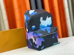 2023SS Mens Discovery backpack backpack graffiti multicolor M21395 Sunrise monograms eclipse canvas m21429 properial