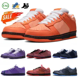 2023 Top Fashion Designer Low Running Shoes Mens Womens Red Green Purple Blue Oranger Lobster Sneakers Sports Flat Sb Trainers Size 45