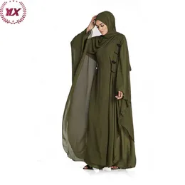 Платья Borka Dubai Fashion для новейшего падения абайя женщина-мусульманская полиэфирная служба OEM Взрослые Ислам 5-7 рабочих дней
