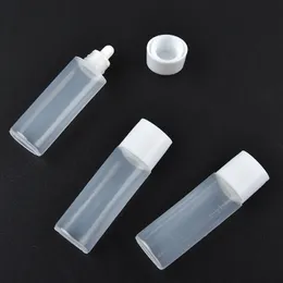 Kontaktlinsförvaring Set Eyes Droper Bottle Plastic Liquid Bottle Bottle Transparent Travel Storage Box Container för kontaktlinsfodral