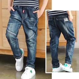 Jeans IENENS Jeans für Jungen Kleidung Kinder Cowboy Sporthosen Kinder Denim Hosen Kleidung Jungen Hosen Größe 4 5 6 7 8 9 10 11 12 230320