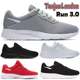 Mens Tanjun London Run 3.0 Running Shoes Midnight Navy Wolf Gray Sport Red Designer Sneaker Triple Black White Fuchsia Aneakers Low Fashion Womens Trainers 36-44 EUR