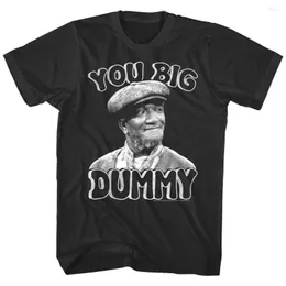 Men's T Shirts Redd Foxx Sandford Sons Fred You Big Dummy Mens Shirt Vintage Comedy