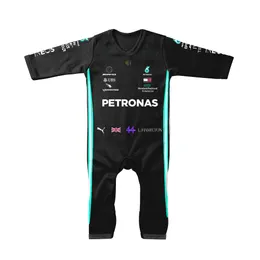 Rompers Summer Summer Short-Sleeved Crawling Suit Baby Outdoor Indoor W13 Racing Extreme Sports Competitions Jumpsuit 230317