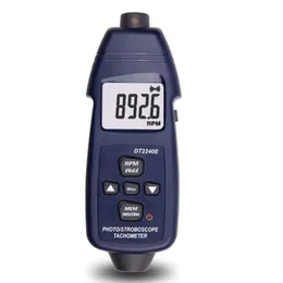 デジタルストロボスコープタコメーターDT2240E速度測定機器2.5-99999 R/MIN非接触光電速度測定