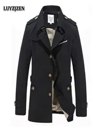 Hombres Casaco Inverno Homem Casual Mens Jackets and Coats Fashion Solid Cotton Overcoat Nuevo gabardina Veste Homme Jacket 95698877