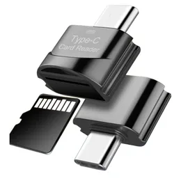 USB 3.0 High Speed ​​OTG Type-C-kortläsare USB-C TF Micro SD Adapter TF Micro-SD OTG Telefonadaptrar Micro SD-kortläsare