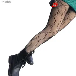 デザイナーレディースソックスファッションセクシーなレースストッキング手紙クラシックパターンロングソックスストッキングホット靴下女性のタイツレタープリント YLQQ''gg''