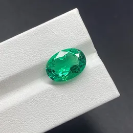 Loose Diamonds Meisidian Oval Cut 9x11mm 34 Lab Created Grown Muzo Green Emerald Gemstone 230320