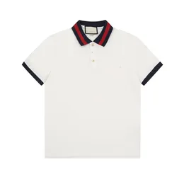 4 New Fashion London England Polos Shirts Mens 디자이너 폴로 셔츠 하이 스트리트 자수 인쇄 티셔츠 남자 남성 여름면 캐주얼 티셔츠 #207